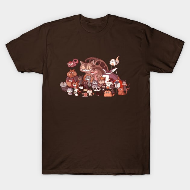 Cool Cats T-Shirt by paperbeatsscissors